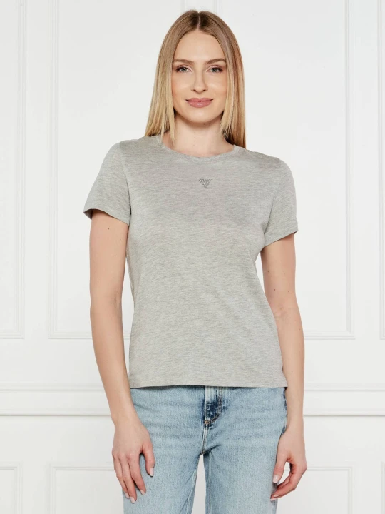 Zdjęcie produktu GUESS T-shirt | Longline Fit szary