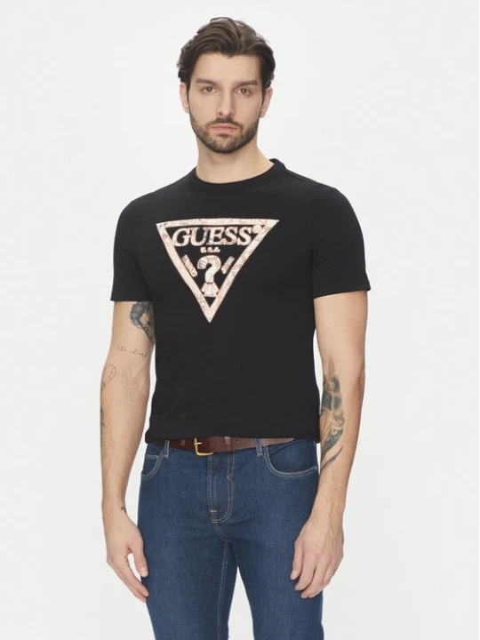 Zdjęcie produktu Guess T-Shirt M5GI06I3Z14 Czarny Regular Fit