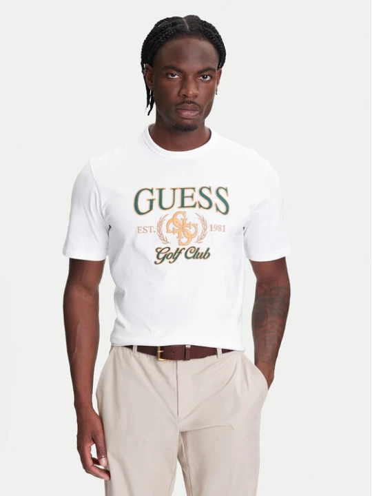 Zdjęcie produktu Guess T-Shirt M5YI22 K8FQ4 Biały Regular Fit