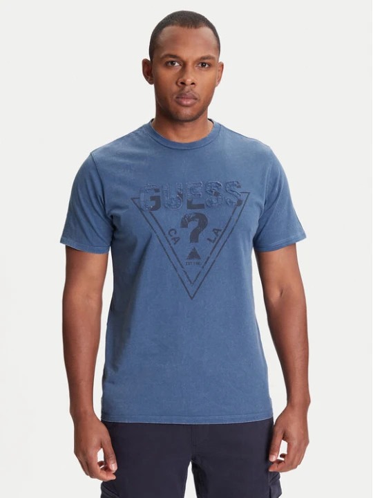 Zdjęcie produktu Guess T-Shirt M5YI42 KBW41 Granatowy Regular Fit