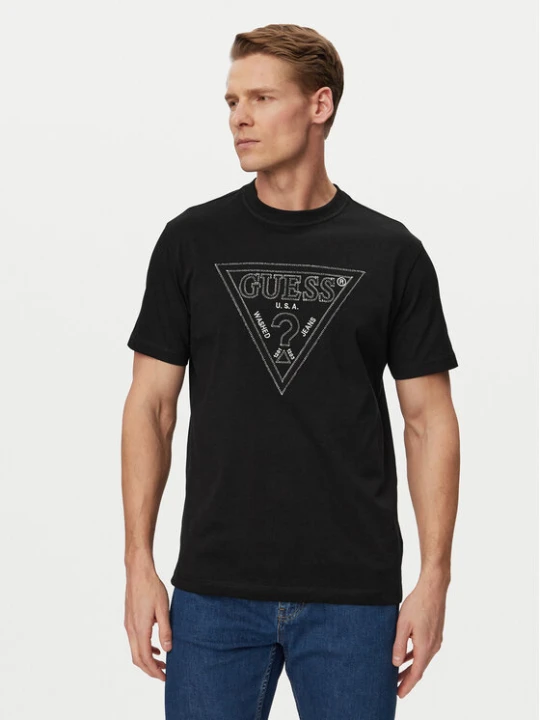 Zdjęcie produktu Guess T-Shirt M6GI15 K3008 Czarny Regular Fit