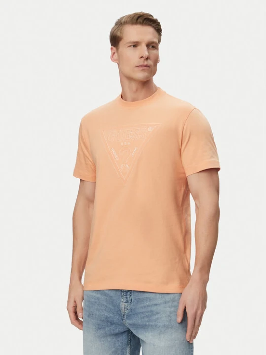 Zdjęcie produktu Guess T-Shirt M6GI15 K3008 Pomarańczowy Regular Fit