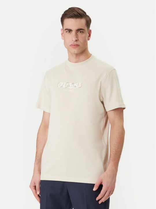 Zdjęcie produktu Guess T-Shirt M6GI16 K3032 Beżowy Regular Fit