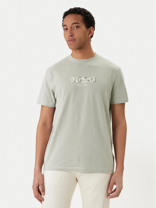 Zdjęcie produktu Guess T-Shirt M6GI16 K3032 Zielony jasny Regular Fit