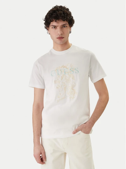 Zdjęcie produktu Guess T-Shirt M6GI17 K3038 Biały Regular Fit