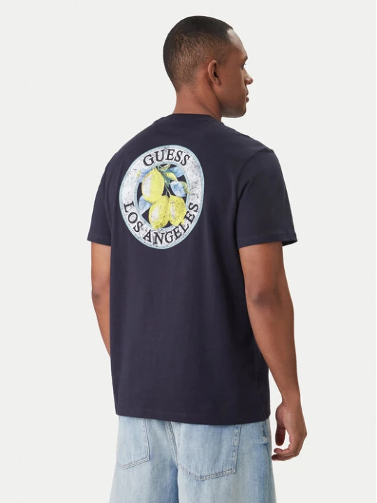 Zdjęcie produktu Guess T-Shirt M6GI19 K3051 Granatowy Reglan Fit