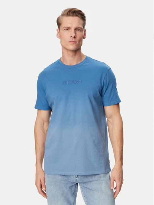 Zdjęcie produktu Guess T-Shirt M6GI29 K3258 Niebieski Regular Fit