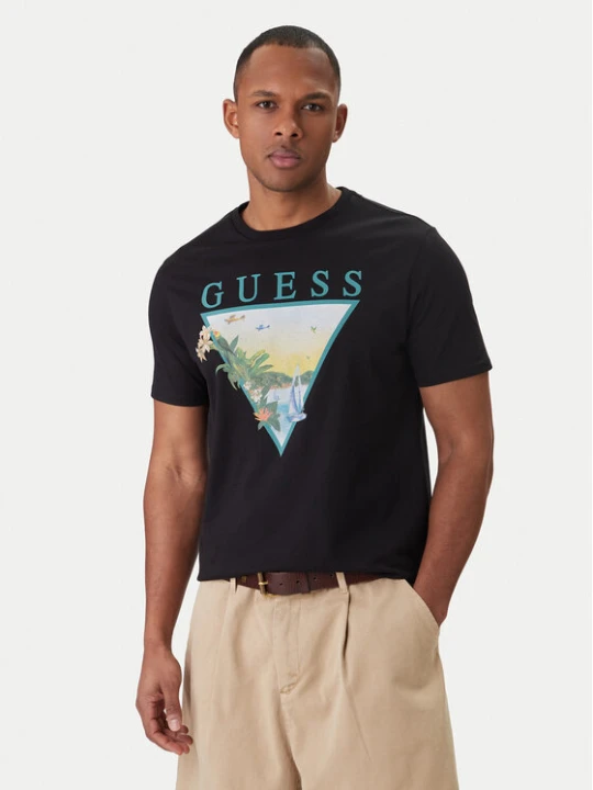 Zdjęcie produktu Guess T-Shirt M6GI49 K3584 Czarny Reglan Fit