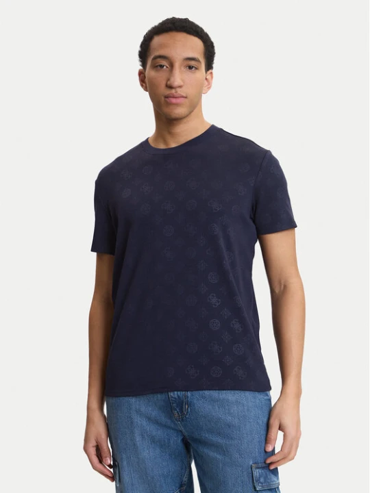 Zdjęcie produktu Guess T-Shirt M6GP26 K3177 Granatowy Regular Fit