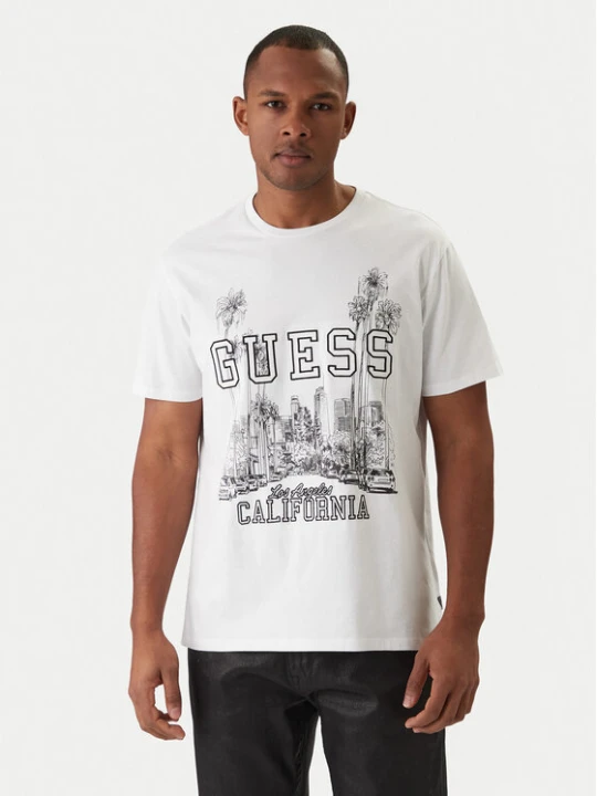 Zdjęcie produktu Guess T-Shirt M6RI01 I3Z14 Biały Regular Fit