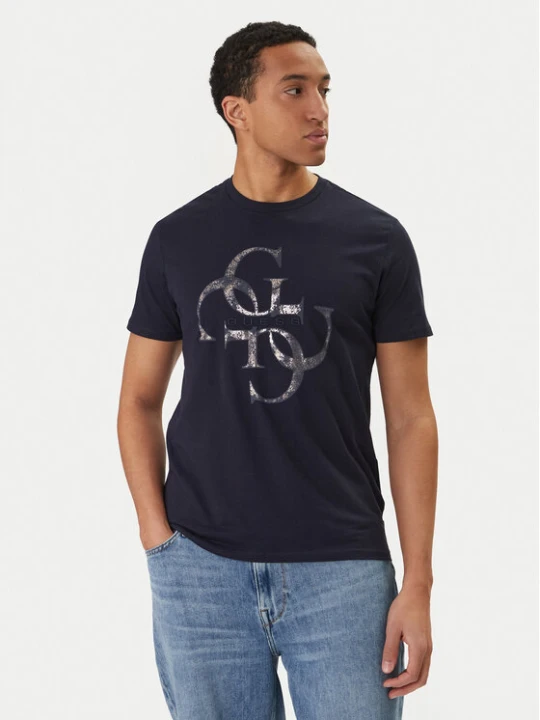Zdjęcie produktu Guess T-Shirt M6RI03 I3Z14 Granatowy Regular Fit