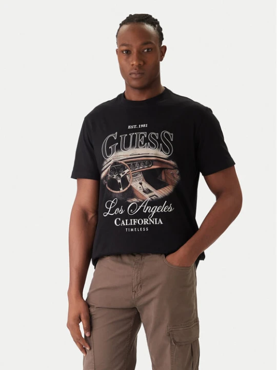 Zdjęcie produktu Guess T-Shirt M6RI13 K8FQ4 Czarny Regular Fit