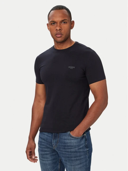 Zdjęcie produktu Guess T-Shirt M6YI24 K3728 Granatowy Extra Slim Fit