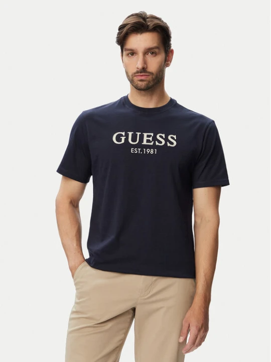 Zdjęcie produktu Guess T-Shirt M6YI41 K4227 Granatowy Regular Fit
