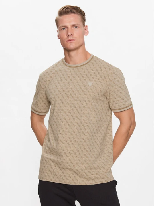 Zdjęcie produktu Guess T-Shirt Marshall Z2YI05 J1314 Beżowy Regular Fit