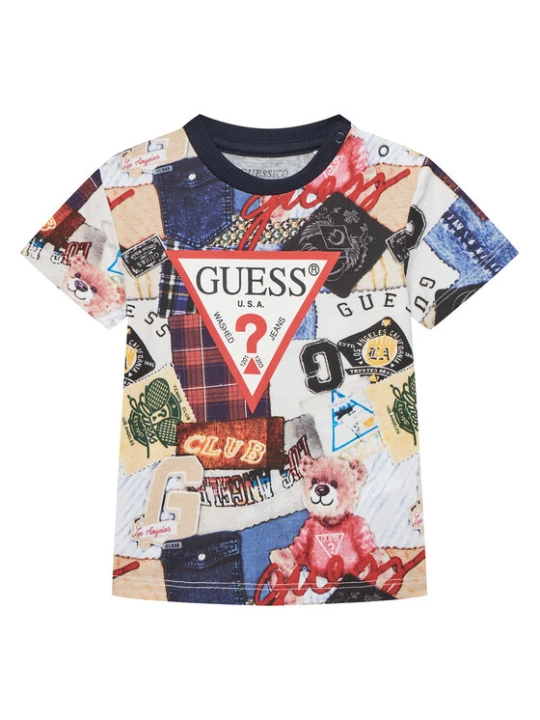 Zdjęcie produktu Guess T-Shirt N5YI04 K8HM4 Kolorowy Regular Fit