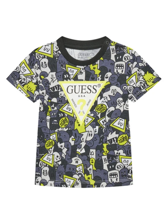 Zdjęcie produktu Guess T-Shirt N5YI04 K8HM4 Szary Regular Fit