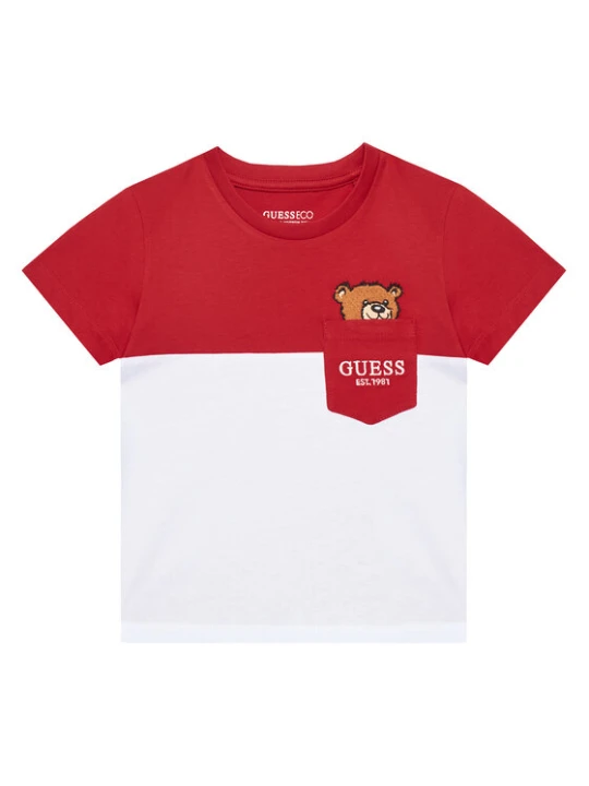 Zdjęcie produktu Guess T-Shirt N5YI11 K8HM4 Czerwony Regular Fit
