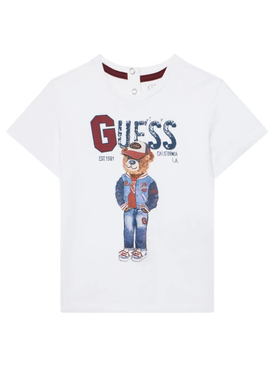 Zdjęcie produktu Guess T-Shirt N5YI22 K8HM4 Biały Regular Fit