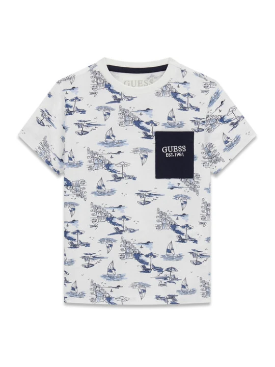 Zdjęcie produktu Guess T-Shirt N6GI03 K8HM4 Biały Regular Fit