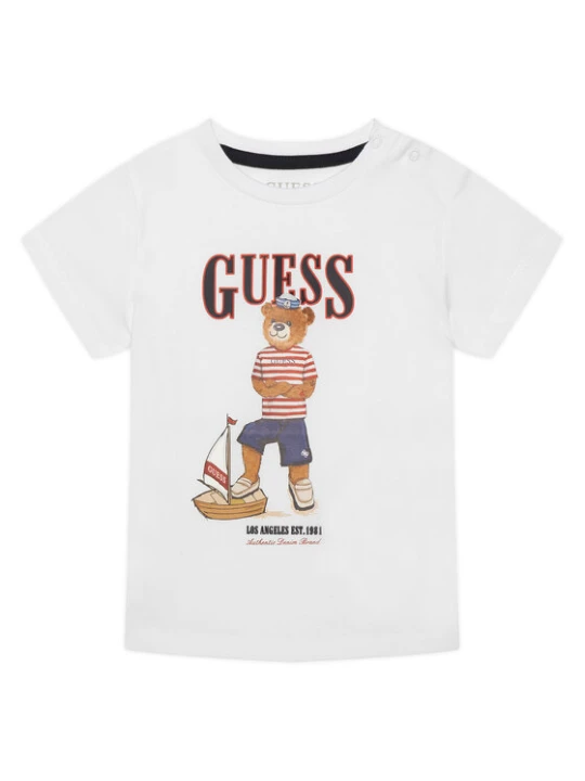 Zdjęcie produktu Guess T-Shirt N6GI04 K8HM4 Biały Regular Fit