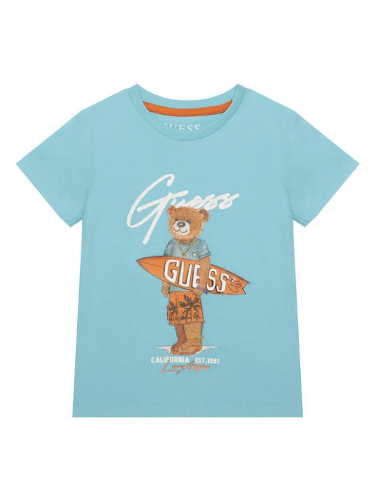 Zdjęcie produktu Guess T-Shirt N6GI04 K8HM4 Niebieski Regular Fit
