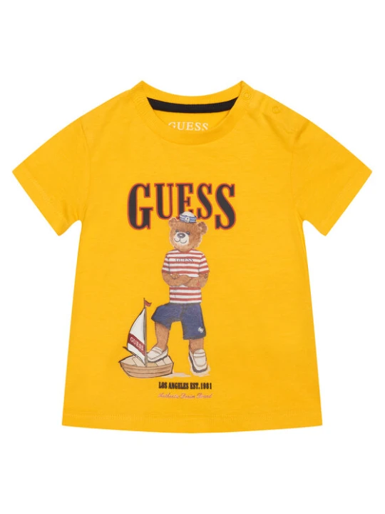 Zdjęcie produktu Guess T-Shirt N6GI04 K8HM4 Żółty Regular Fit