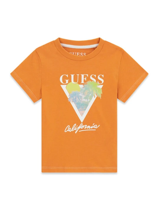 Zdjęcie produktu Guess T-Shirt N6GI10 K8HM4 Pomarańczowy Regular Fit