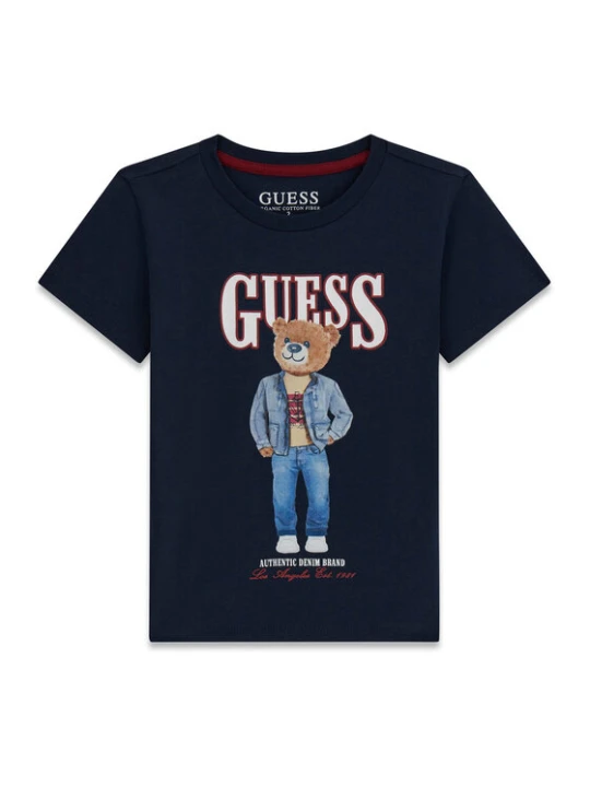 Zdjęcie produktu Guess T-Shirt N6RI05 K8HM4 Granatowy Regular Fit