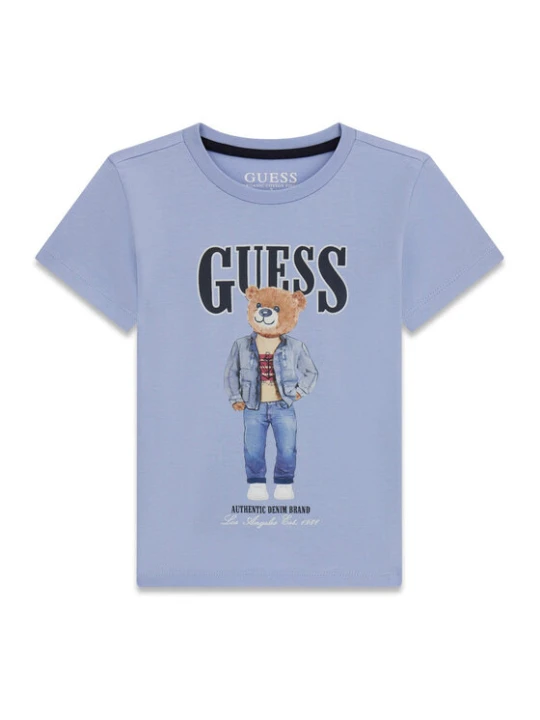 Zdjęcie produktu Guess T-Shirt N6RI05 K8HM4 Niebieski Regular Fit