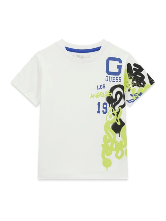 Zdjęcie produktu Guess T-Shirt N6RI07 K8HM4 Biały Regular Fit