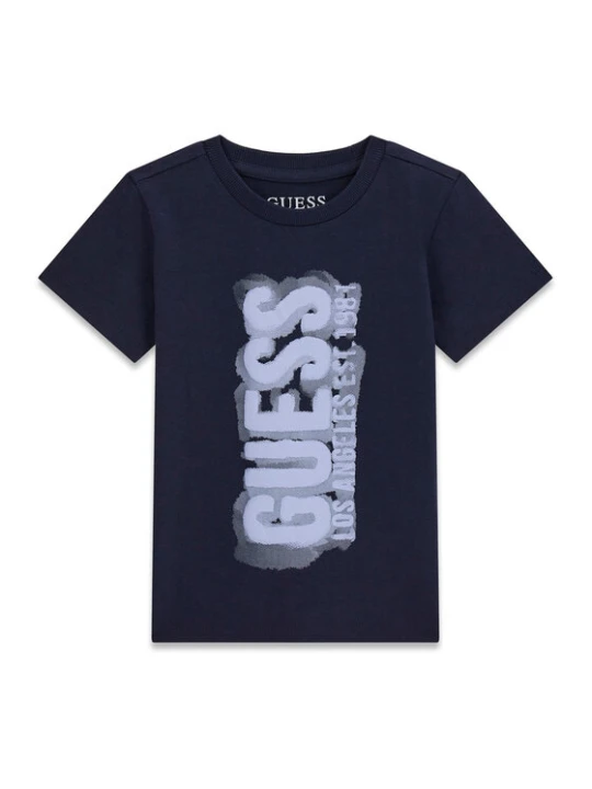 Zdjęcie produktu Guess T-Shirt N6RI11 K8HM4 Granatowy Regular Fit