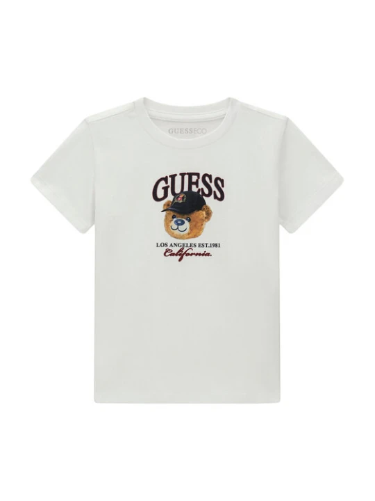 Zdjęcie produktu Guess T-Shirt N6YI13 K3801 Biały Regular Fit
