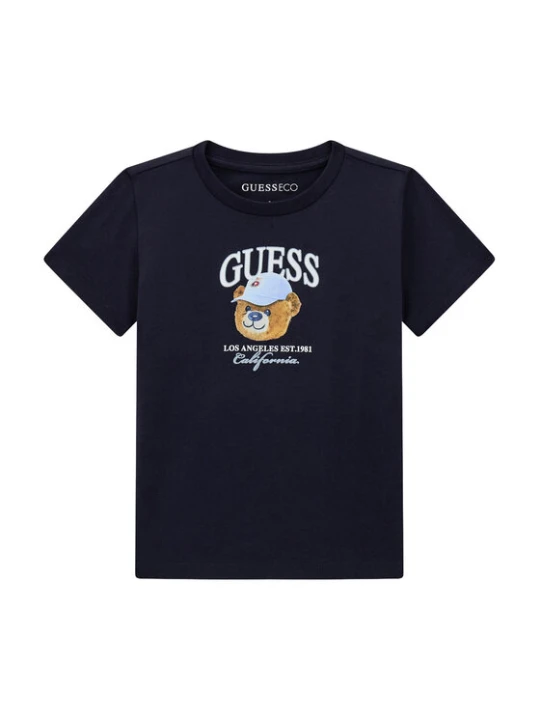 Zdjęcie produktu Guess T-Shirt N6YI13 K3801 Granatowy Regular Fit