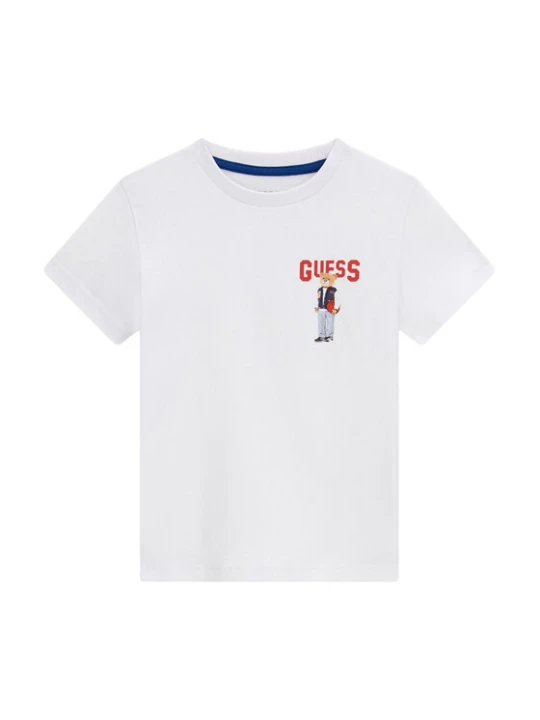 Zdjęcie produktu Guess T-Shirt N6YI23 3K3879 Biały Regular Fit