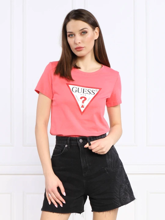 Zdjęcie produktu GUESS T-shirt ORIGINAL | Regular Fit różowy