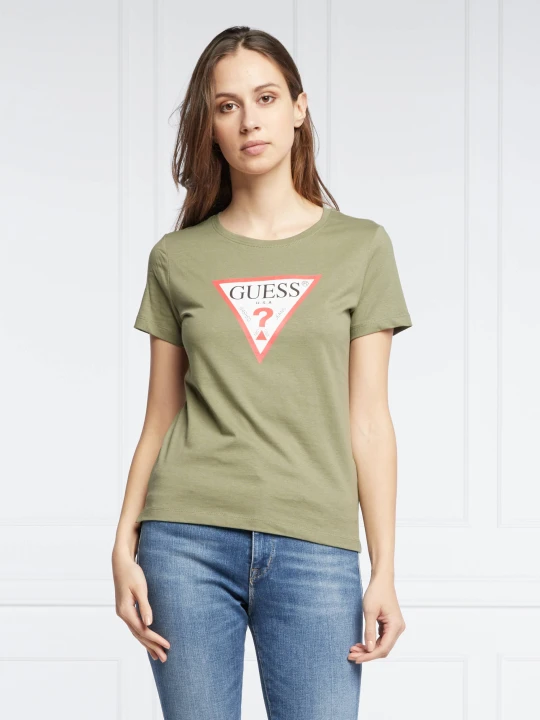 Zdjęcie produktu GUESS T-shirt ORIGINAL | Regular Fit khaki