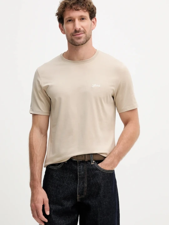 Zdjęcie produktu Guess t-shirt PIMA beżowy