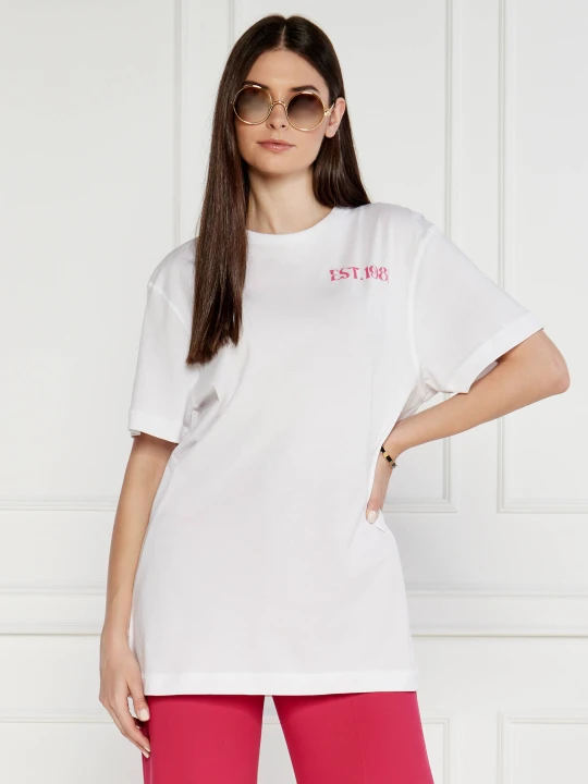 Zdjęcie produktu GUESS T-shirt Postcard | Loose fit biały