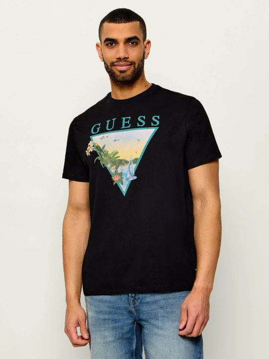 Zdjęcie produktu GUESS T-shirt | Regular Fit czarny