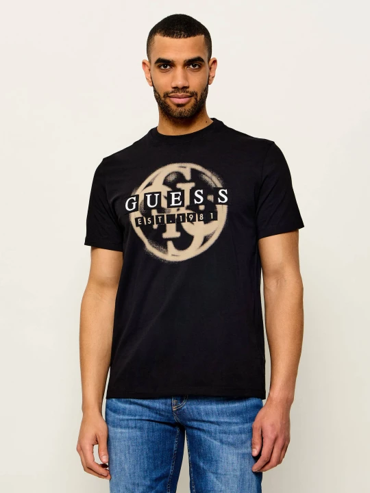 Zdjęcie produktu GUESS T-shirt | Regular Fit czarny