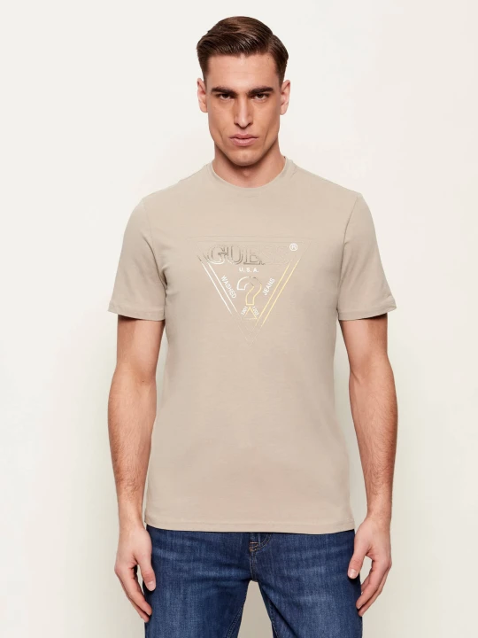 Zdjęcie produktu GUESS T-shirt | Regular Fit beżowy