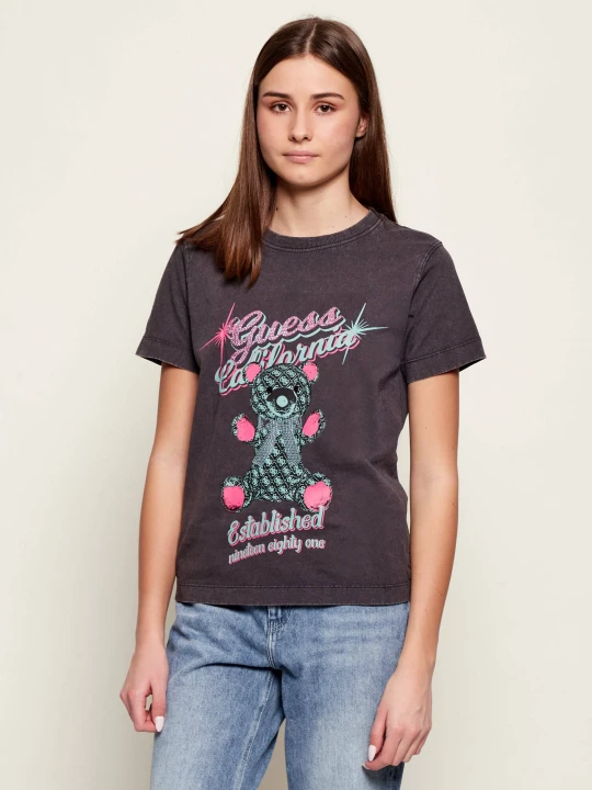 Zdjęcie produktu GUESS T-shirt | Regular Fit szary