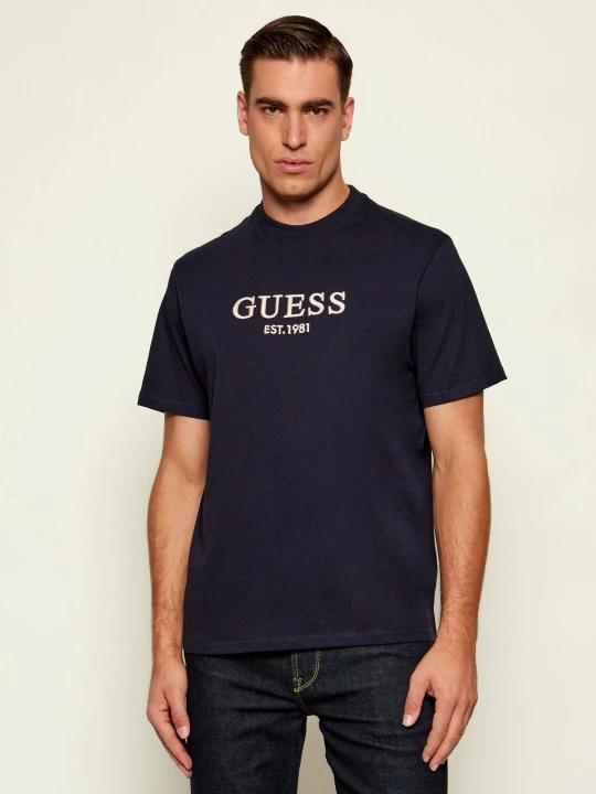 Zdjęcie produktu GUESS T-shirt | Regular Fit granatowy