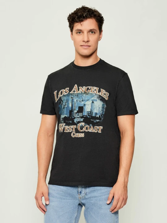 Zdjęcie produktu GUESS T-shirt | Regular Fit czarny
