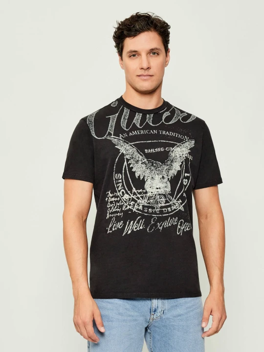 Zdjęcie produktu GUESS T-shirt | Regular Fit czarny