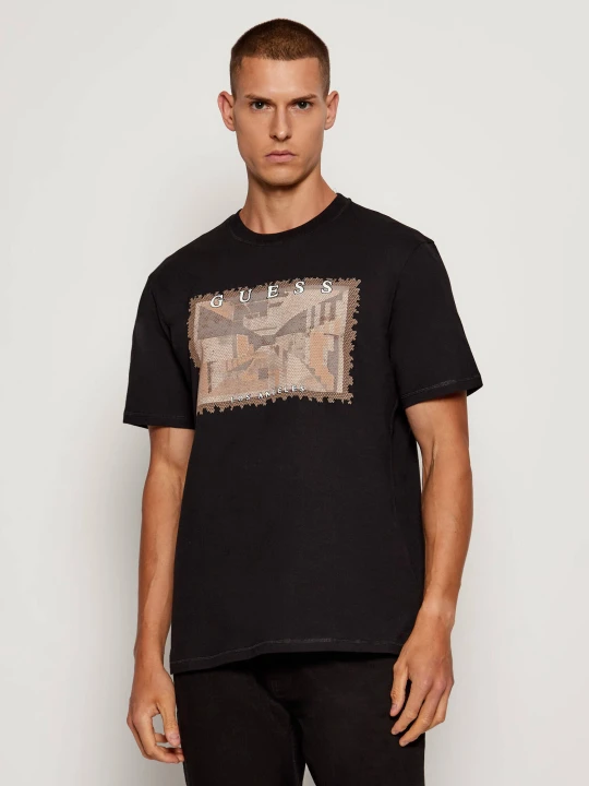 Zdjęcie produktu GUESS T-shirt | Regular Fit czarny