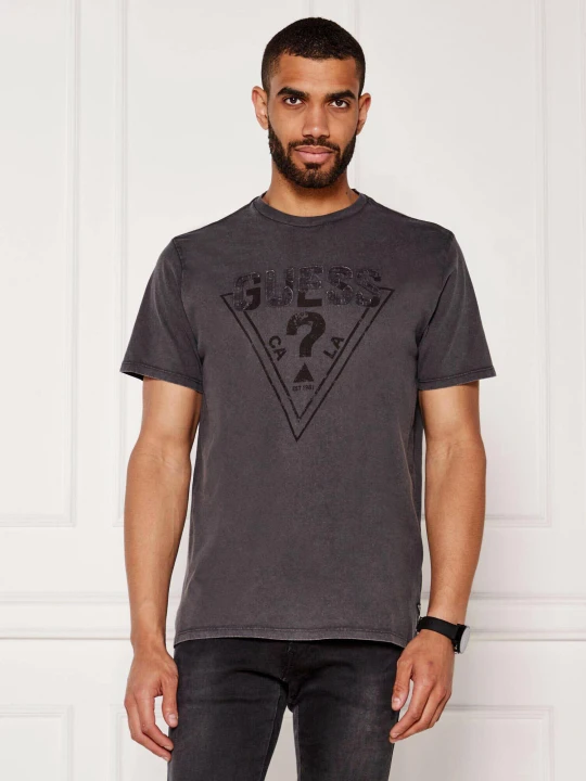 Zdjęcie produktu GUESS T-shirt | Regular Fit grafitowy
