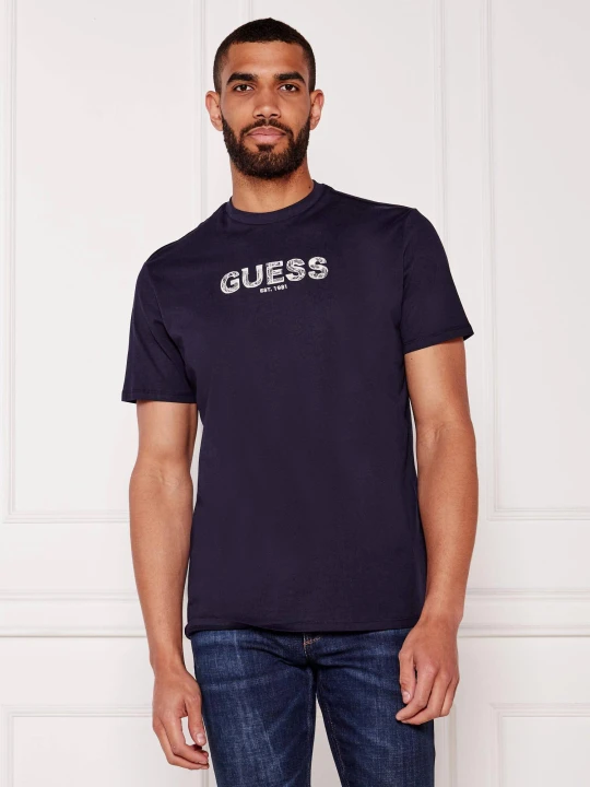 Zdjęcie produktu GUESS T-shirt | Regular Fit granatowy