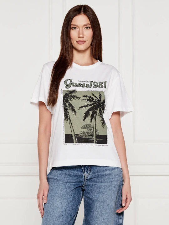 Zdjęcie produktu GUESS T-shirt | Regular Fit biały
